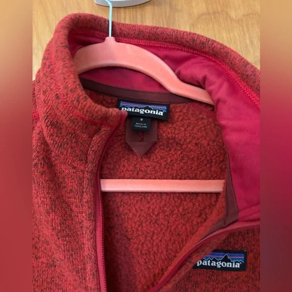 Women’s Patagonia Better Sweater Full Zip Jacket, Red, Small - Picture 2 of 5